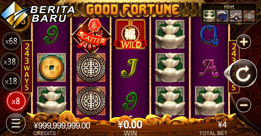 Permainan Judi Slot Online CQ9 Good Fortune Terpopuler