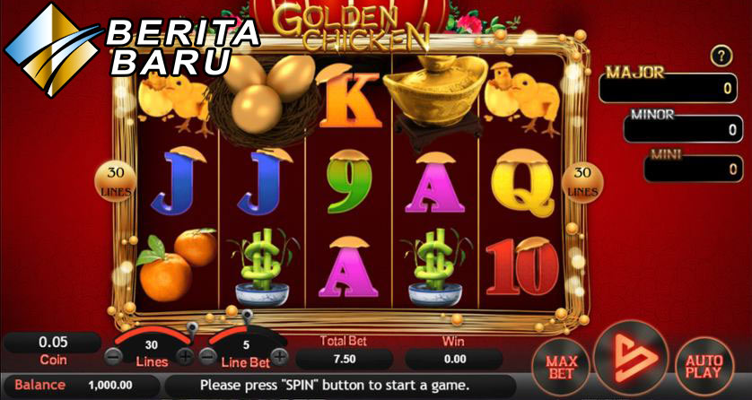 Taruhan Judi Slot Spade Gaming Golden Chicken Di Diva Togel