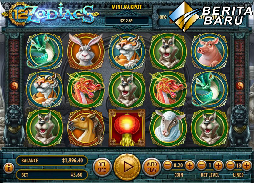 Cara Memenangkan Taruhan Judi Slot Online Habanero 12 Zodiacs