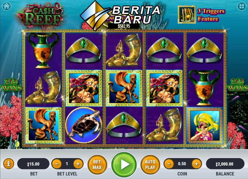 Game Favorit Judi Slot Online Habanero Cash Reef Di Game Toto