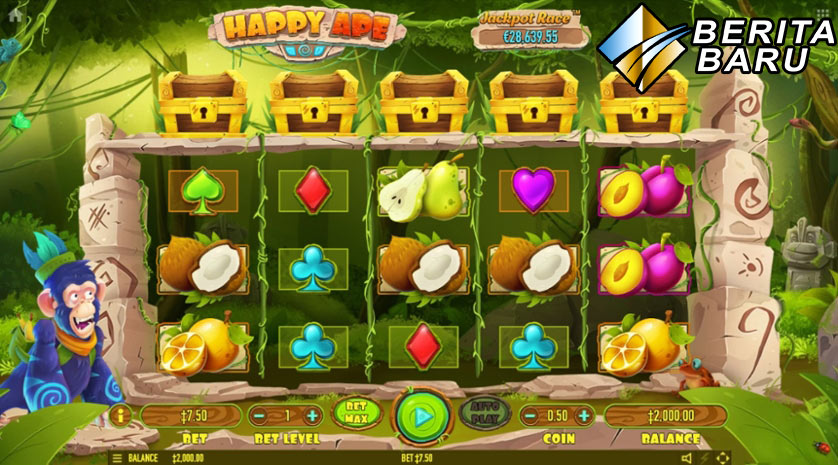 Memainkan Game Judi Slot Online Habanero Terpercaya Happy Ape