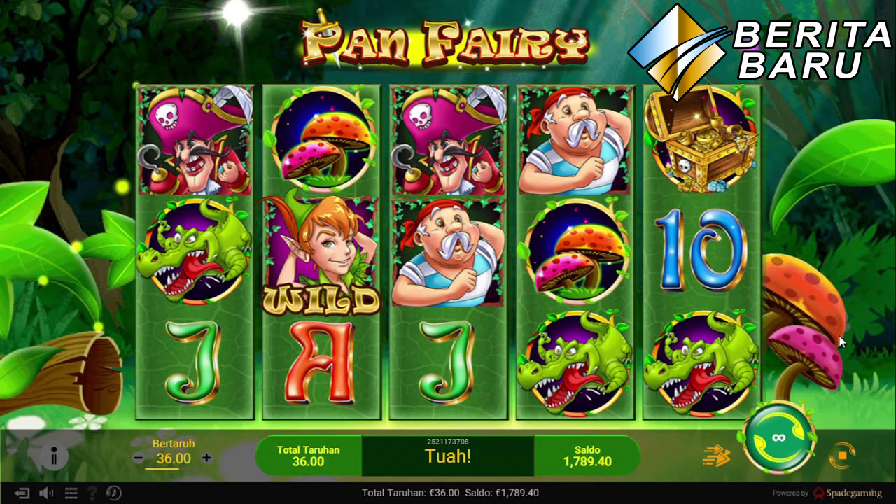 Kemenangan Bermain Game Judi Slot Spade Gaming Pan Fairy Terbaik